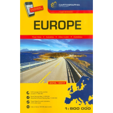 Cartographia Kft. Európa atlasz 1:800 000 2016/2017 utazás