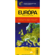 Cartographia Kft. EURÓPA TÉRKÉP /1:3750000 térkép