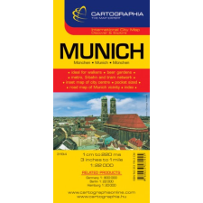 Cartographia München várostérkép térkép