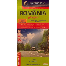 Cartographia Románia Comfort 1:750 000 tankönyv