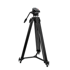 Caruba Videostar 177 Pro Video Tripod/ Állvány + Video Fluid Fej - 177cm állványfej