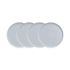 CASA NOVA lapos tányér ?27cm, 4 db-os készlet, világosszürke