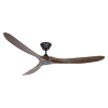 CasaFan ECO GENUINO 180 MS-NB Mennyezeti ventilátor, O 180 cm, mogyorófa (318017) (c318017)
