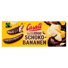 Casali Double Choc csokoládéba mártott habosított banánkrém 300 g csokoládé és édesség