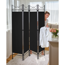 Casaria Lucca fekete térelválasztó paraván, 180x163cm (101163) bútor