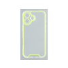 CASE AND PRO iPhone 16 Plus vékony TPU szilikon hátlap, neonzöld (FLU-IPH16P-NGR)
