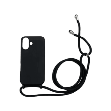 CASE AND PRO iPhone 16 TPU+PC fekete fesztivál tok (FEST-IPH16BK-BK) tok és táska