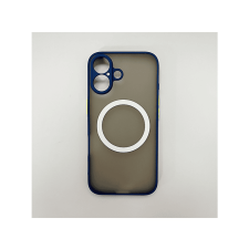 CASE AND PRO iPhone 16e mágneses műanyag tok, kék-zöld (MATTM-IPH16EBLG) tok és táska