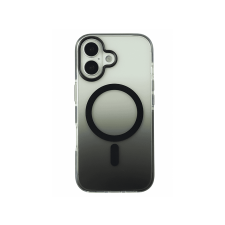 CASE AND PRO iPhone 17 mágneses tok, fekete-átlátszó (MAG-IPH17-BKTP) tok és táska