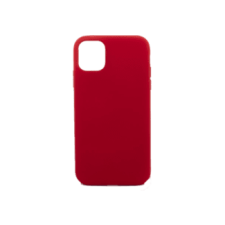 CASE AND PRO Premium szilikon tok, iPhone 12 ''6.1'', Piros tok és táska