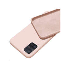 CASE AND PRO Premium szilikon tok, Samsung A34 5G, puder (Prem-Sama34-5Gpu) tok és táska