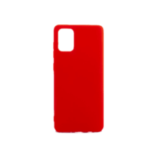 CASE AND PRO Premium szilikon tok, Xiaomi Mi Note 10 Lite, Piros tok és táska