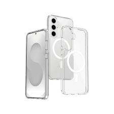 CASE AND PRO Samsung Galaxy S25 FE mágneses tok, átlátszó (MAG-S25FE-TP) tok és táska