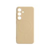 CASE AND PRO Samsung Galaxy S25 mágneses szilikon tok, édes barack (MAG-S25-PE)
