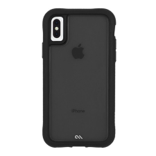 CASE-MATE PROTECTION TRANSLUCENT műanyag telefonvédő (szilikon keret, közepesen ütésálló) FEKETE [Apple iPhone XS 5.8] (CM037706) tok és táska