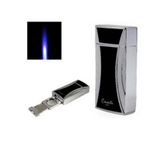 Caseti Jet szivaröngyújtó - króm, kihajtható szivarvágóval öngyújtó