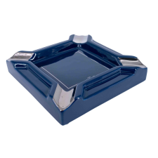 Caseti Nagy méretű Casetti szivarhamutál 4 szivar részére - sötétkék hamutartó