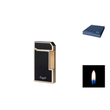 Caseti Rom szivar öngyújtó fekete/arany - tűzköves öngyújtó