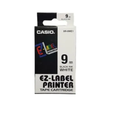 Casio Feliratozógép szalag, 6 mm x 8 m, CASIO, fehér-fekete nyomtató kellék