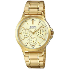 Casio LTP-V300G-9A női karóra, arany nemesacél, kvarc, dátum, WR30 karóra