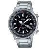 Casio MTD-130D-1A4 férfi karóra, acél szíj, WR100, fekete számlap