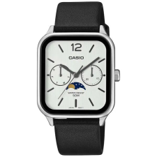  Casio MTP-M305L-7AV férfi karóra bőrszíjjal, WR50, dátum, holdfázis karóra
