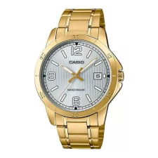 Casio MTP-V004G-7B2 férfi karóra, arany nemesacél szíj, dátum, WR30 karóra