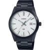  Casio MTP-VD03B-7A férfi karóra, 42 mm, fekete acél, dátum, WR50