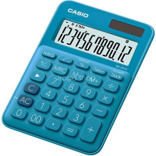 Casio Számológép, asztali, 12 számjegy, CASIO, &quot;MS 20 UC&quot;, kék számológép