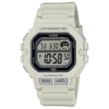 Casio WS-1400H-8A férfi sportóra LED megvilágítással, WR100, fehér karóra