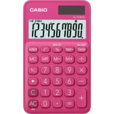 Casio Zsebszámológép, 10 számjegy, CASIO "SL 310", rózsaszín számológép