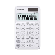 Casio Zsebszámológép, 10 számjegyes, fehér, SL 310 UC WE számológép