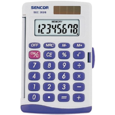 Casio Zsebszámológép, 8 számjegy, dual üzemmód, SEC 263/8 DUAL számológép