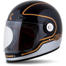 CASSIDA FIBRE JAWA (fekete/ezüst/arany, 2XL méret) bukósisak