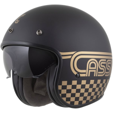 CASSIDA Oxygen 20 Rondo 2025 Sisak, matt fekete/ aranyszín, 2XL méret bukósisak