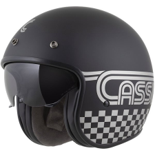 CASSIDA Oxygen 20 Rondo 2025 Sisak, matt fekete/ ezüstszín, 2XL méret bukósisak