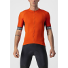 Castelli Férfi kerékpáros mez Entrata VI Jersey Fiery Red/Dark Gray-Ivory, XL, narancssárga