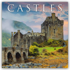 Castles - Burgen - Schlösser 2025 - 16-Monatskalender naptár, kalendárium