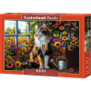 Castor land 1000 Db-os Puzzle - Cica Virágok Között (C-105342) (105342)