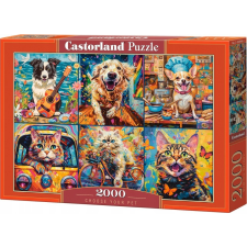 Castor land 2000 Db-os Puzzle - Kedvencek (C-200948) (200948) puzzle, kirakós