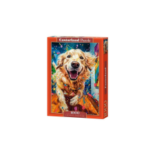 Castorland 1000 db-os puzzle - Golden Retriever boldogság (C-105182) puzzle, kirakós