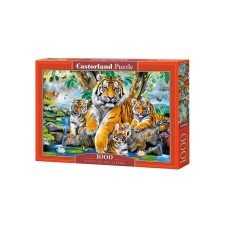 Castorland 1000 db-os puzzle - Tigrisek a forrásnál (C-104413) puzzle, kirakós
