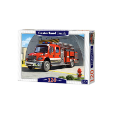 Castorland 120 db-os puzzle - Tűzoltóautó (B-12831) puzzle, kirakós