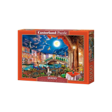 Castorland 2000 db-os puzzle - Romantikus éjszaka Velencében (C-200986) puzzle, kirakós