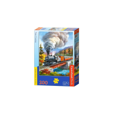 Castorland 200 db-os puzzle - Vonat a folyó felett (B-222070) puzzle, kirakós