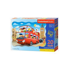 Castorland 20 db-os Maxi puzzle - London Busz (C-02443) puzzle, kirakós