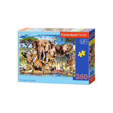 Castorland 260 db-os puzzle - A szavanna állatai (B-27545) puzzle, kirakós