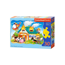 Castorland 30 db-os puzzle - Tűzoltók akcióban (B-03525) puzzle, kirakós