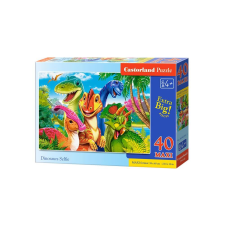 Castorland 40 db-os MAXI puzzle - Szelfiző dinoszauruszok (B-040391) puzzle, kirakós