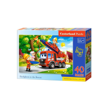 Castorland 40 db-os MAXI puzzle - Tűzoltók mentés közben (B-040407) puzzle, kirakós